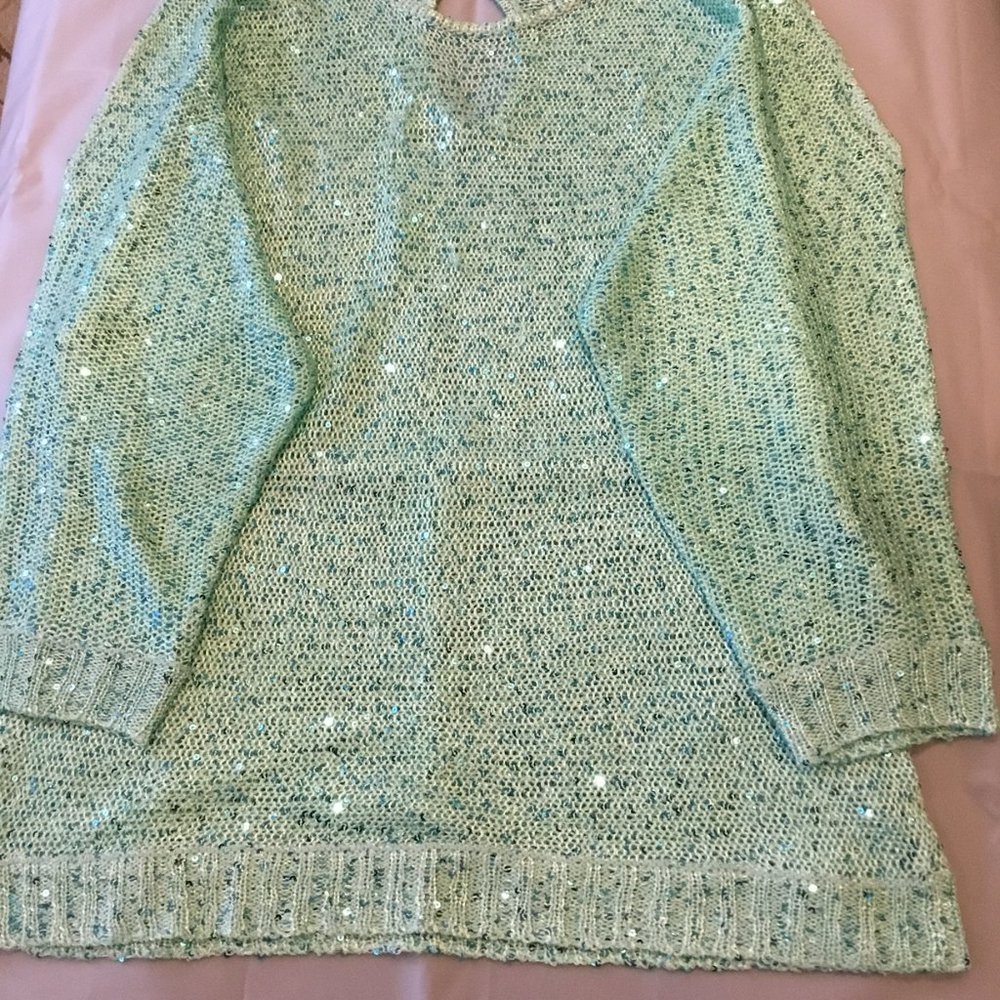 sparkling sequence summer sweater